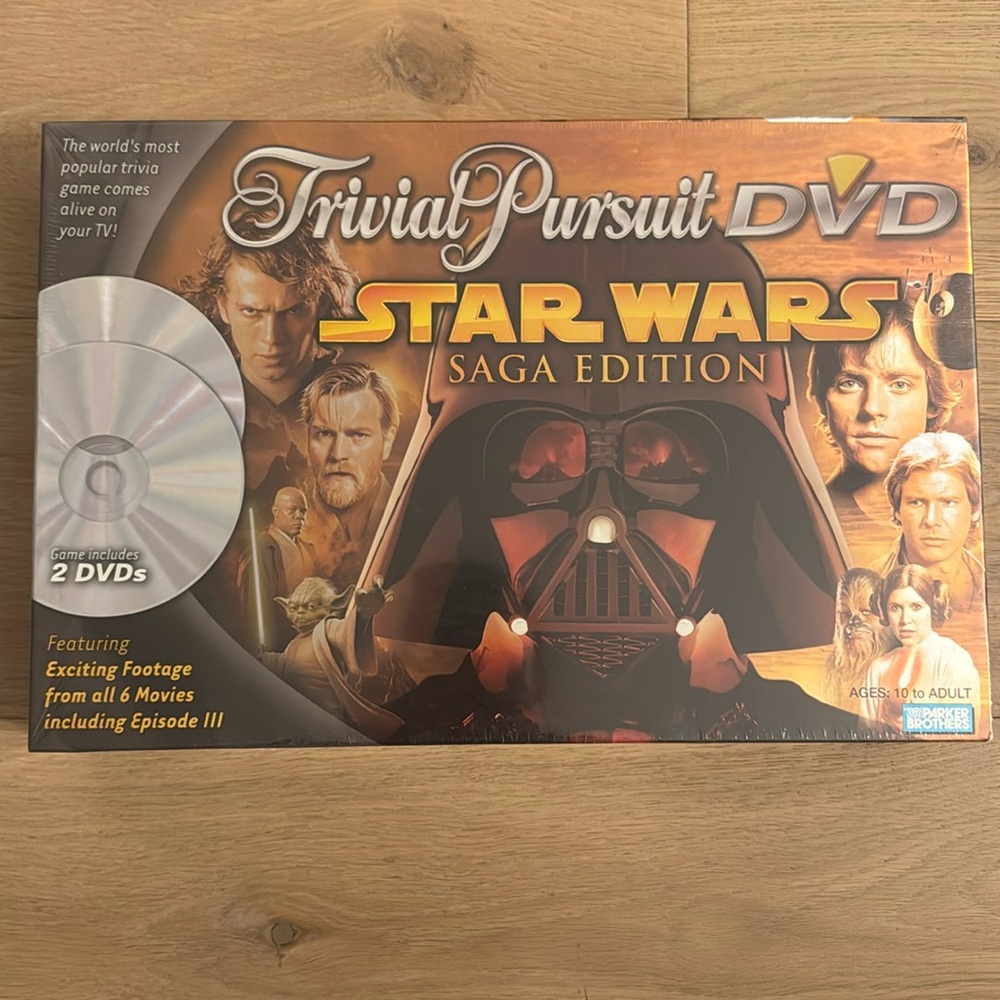 New, Unopened: Trivial Pursuit DVD Star Wars Saga Edition